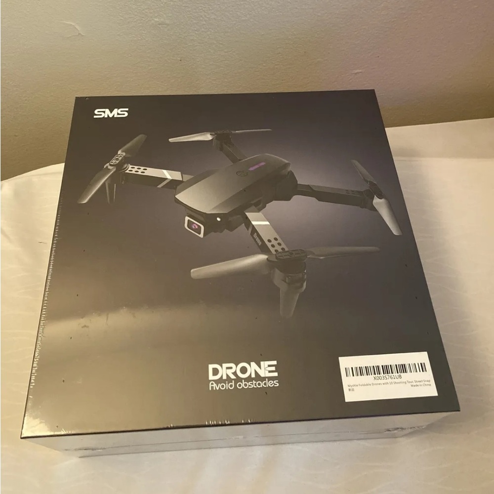 Myshle SMS Drone Foldable Drones with 4K HD Camera Avoid Obstacles